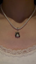 Rare Panda Akoya Pearl Pendant